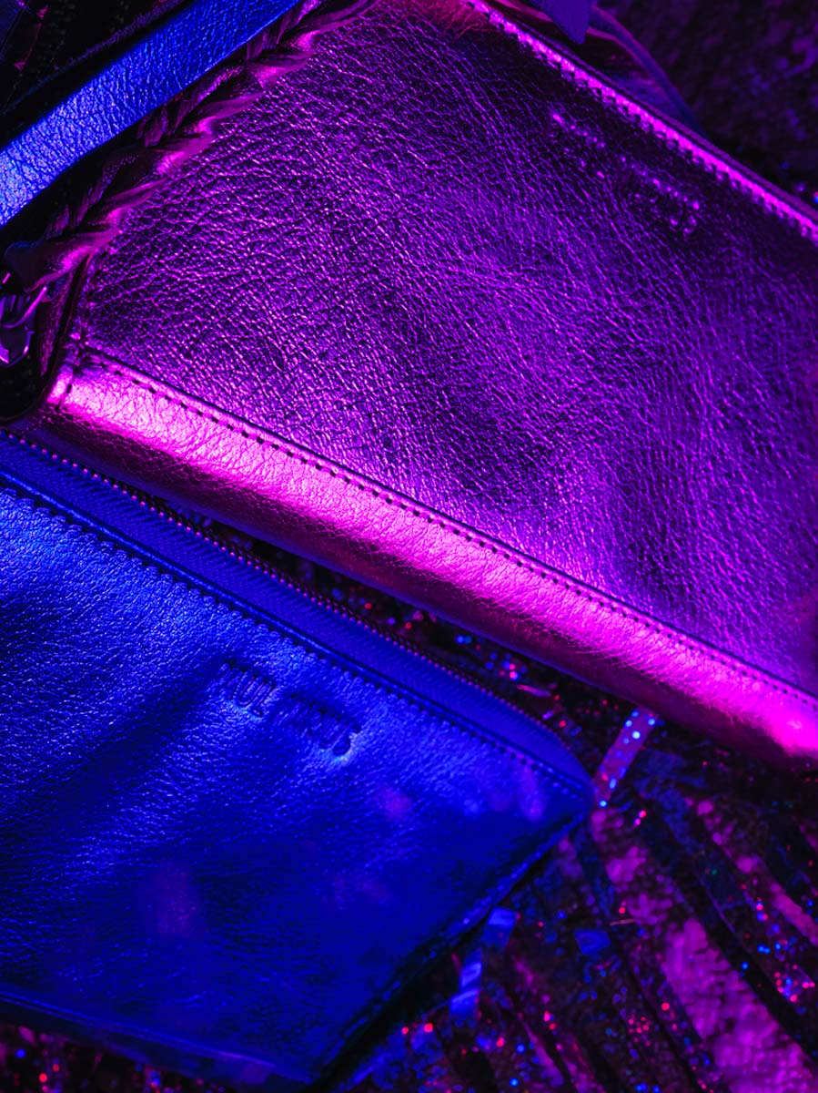 LePortefeuille Charlotte Ultraviolet - Bleu Électrique