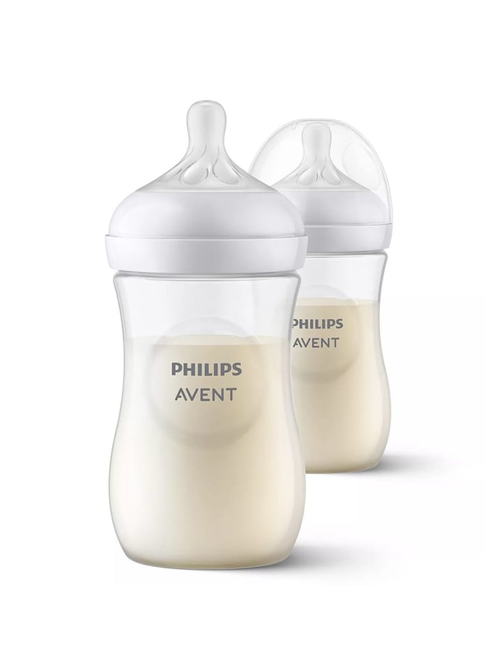 Philips Avent PP-Flasche 2er Pack Natural Response 260ml   Silikon-Sauger in weiss günstig kaufen onesize