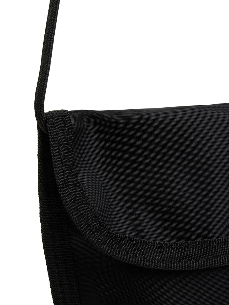 Umhängetasche mit Logo in schwarz