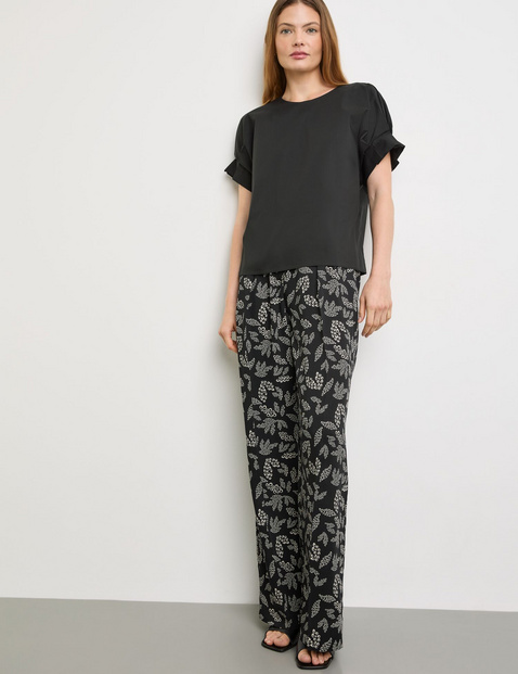 Blusenshirt aus Baumwoll-Mix