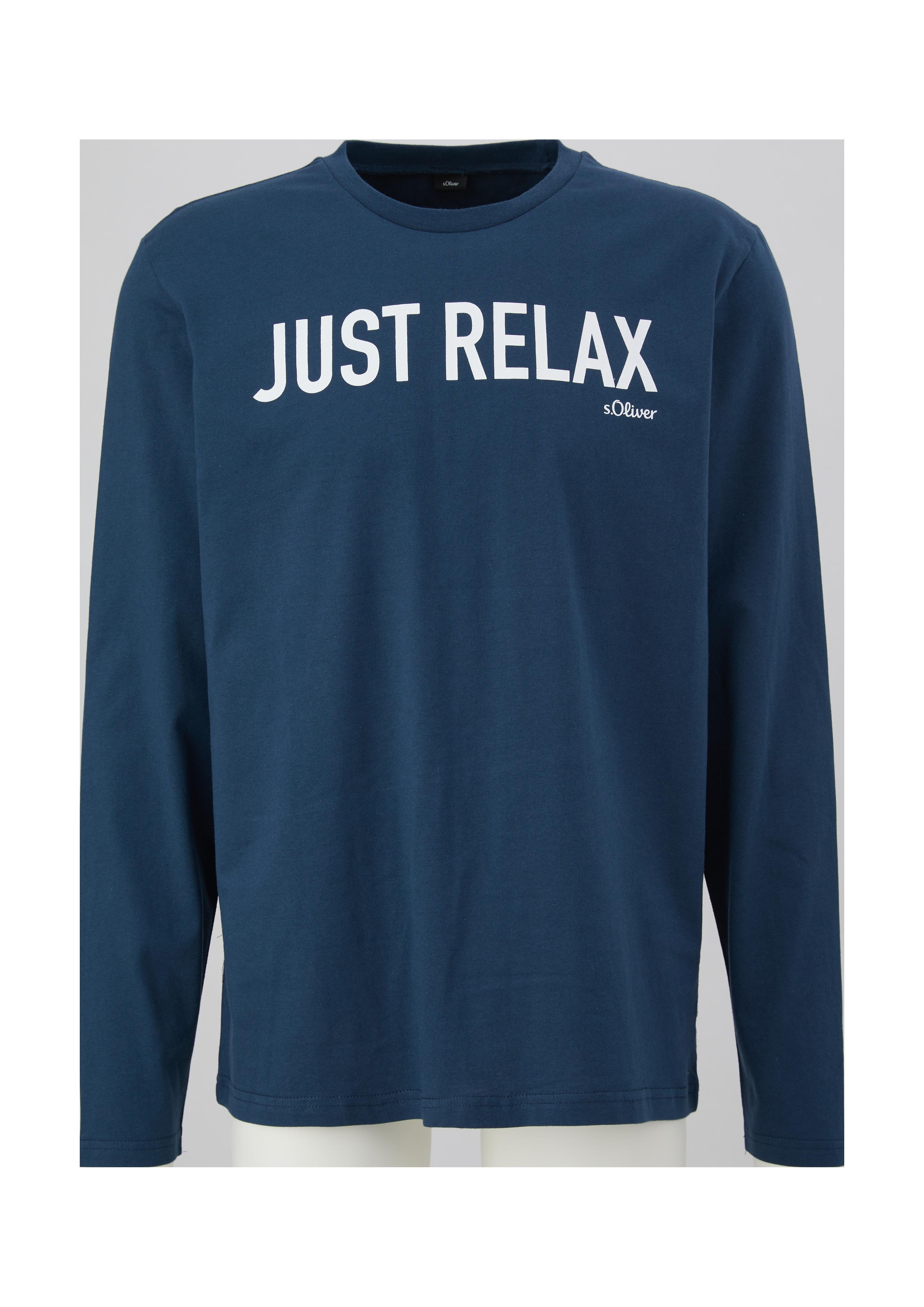 Pyjama-Shirt mit Schriftprint  6008389-5700