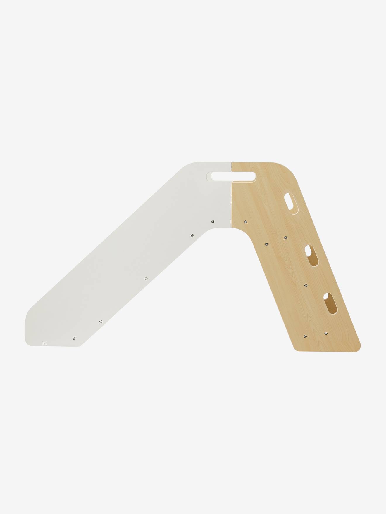 Toboggan bébé en bois FSC® blanc