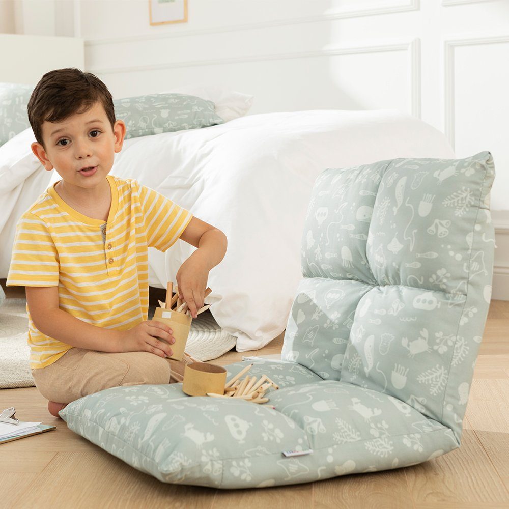 howa Kindersessel seaworld, 2 in 1 Kindersessel + Kinderliege, Bodensessel