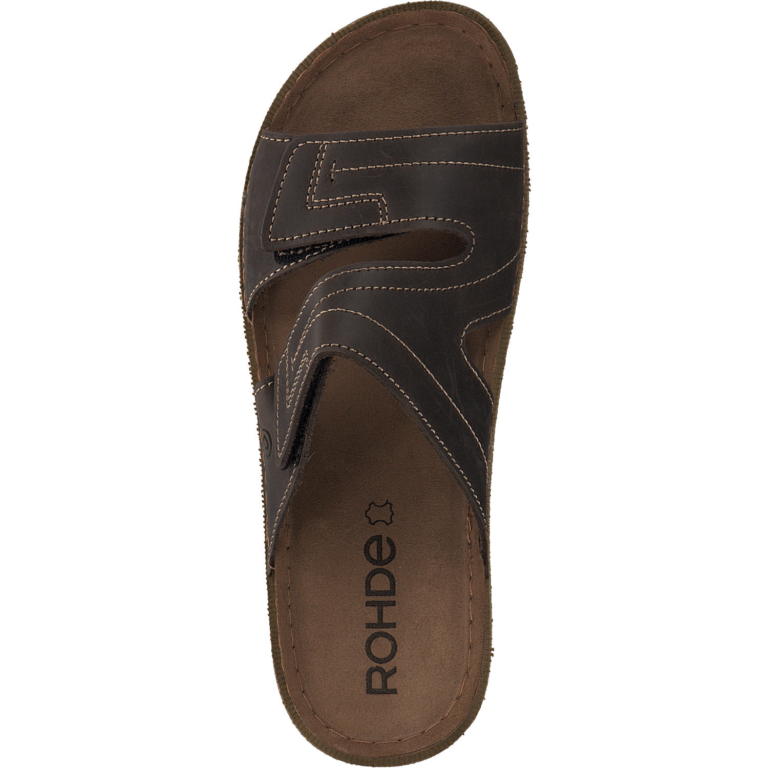 Rohde 5972, Pantoletten & Badeschuhe, Herren, MOCCA