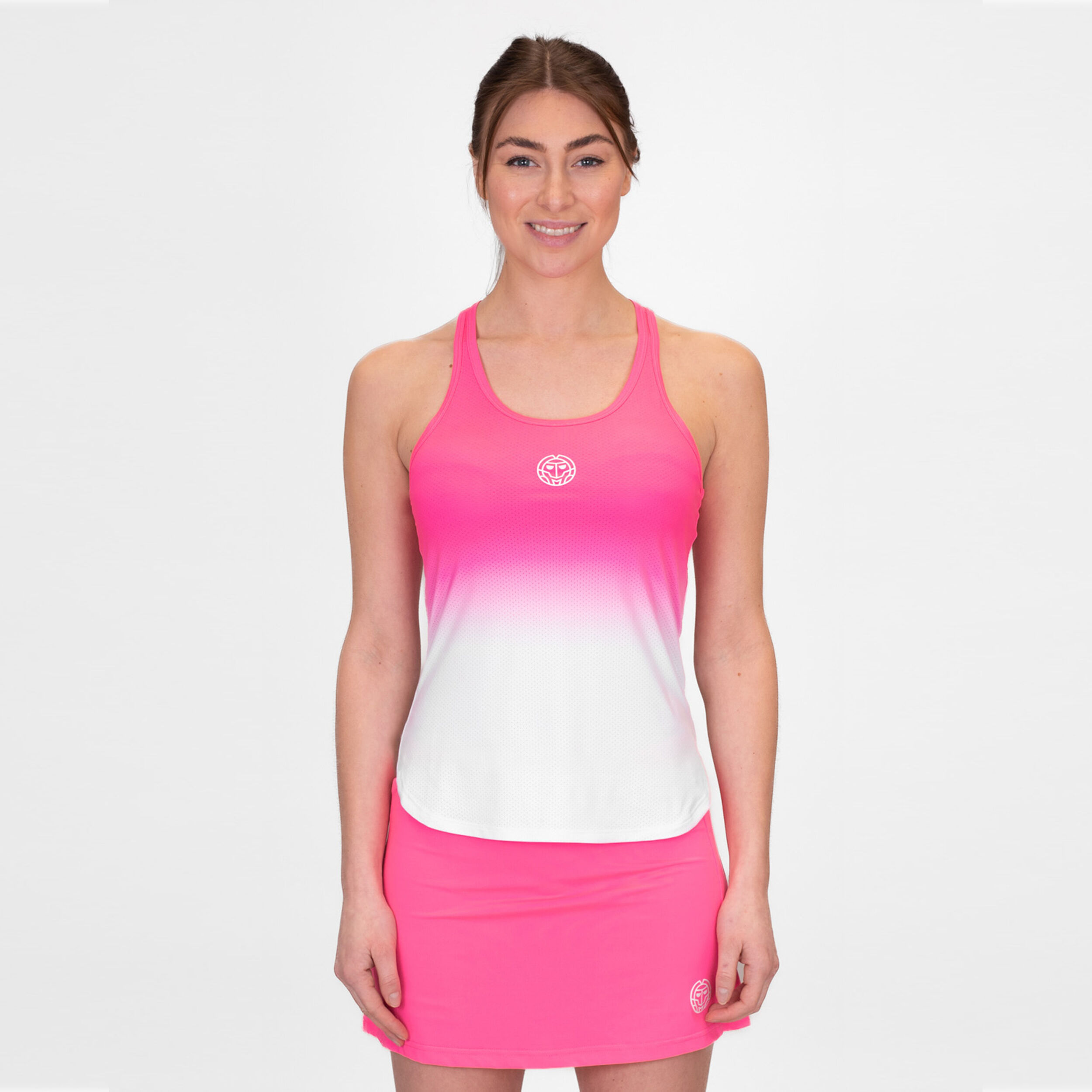 Crew Gradiant Tank-Top Damen - Pink, Weiß