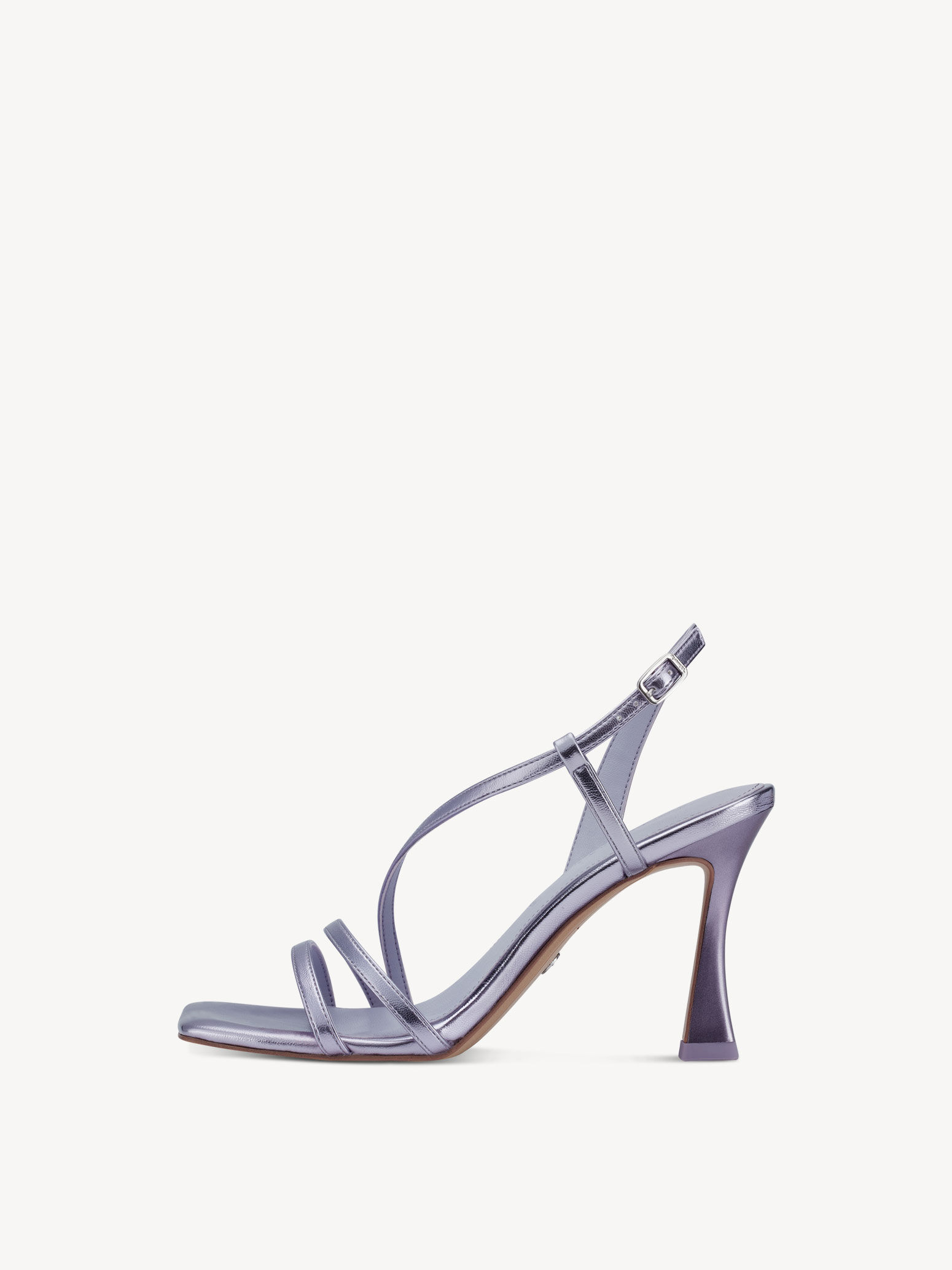 Sandale à talon - mauve