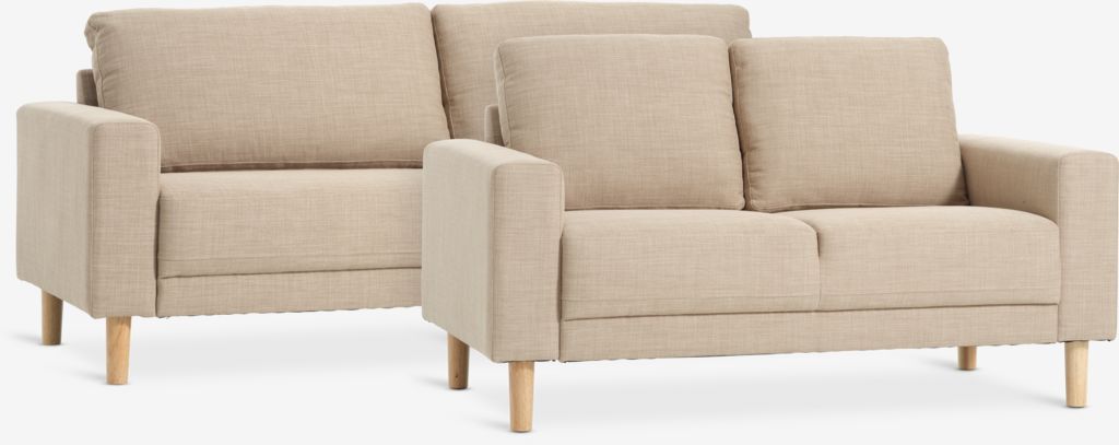 EGENSE EGENSE 3 2-seters sofagruppe, sandstoff