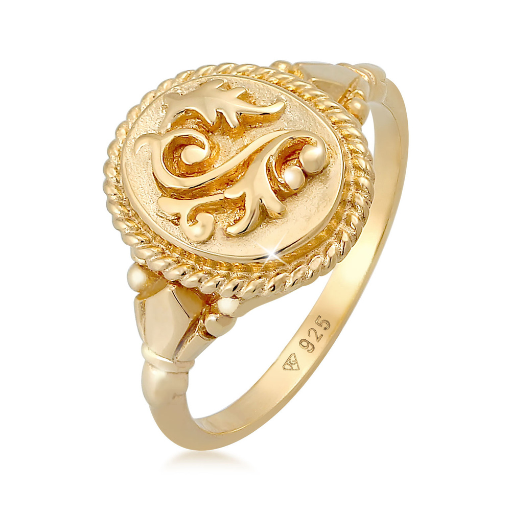 Elli Elli Bague Femmes Vintage Ornament Chunky Trend Blogger Trend en argent sterling  Bague
