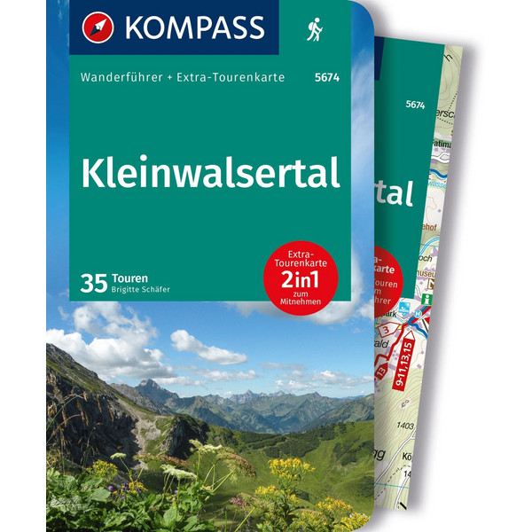 KOMPASS WANDERFÜHRER KLEINWALSERTAL, 35 TOUREN - Wanderführer