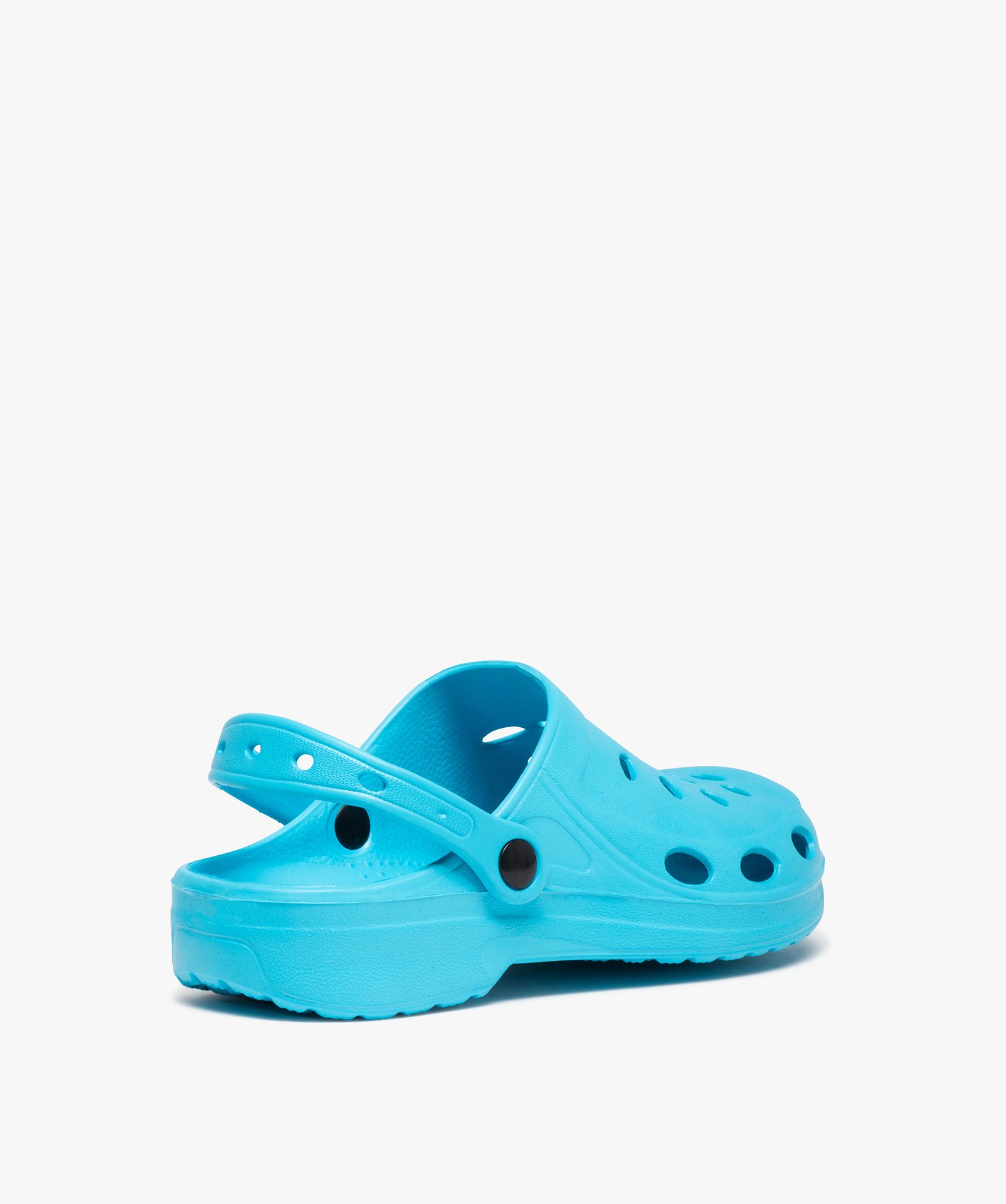 Sabots souples femme unis à perforations bleu | GEMO