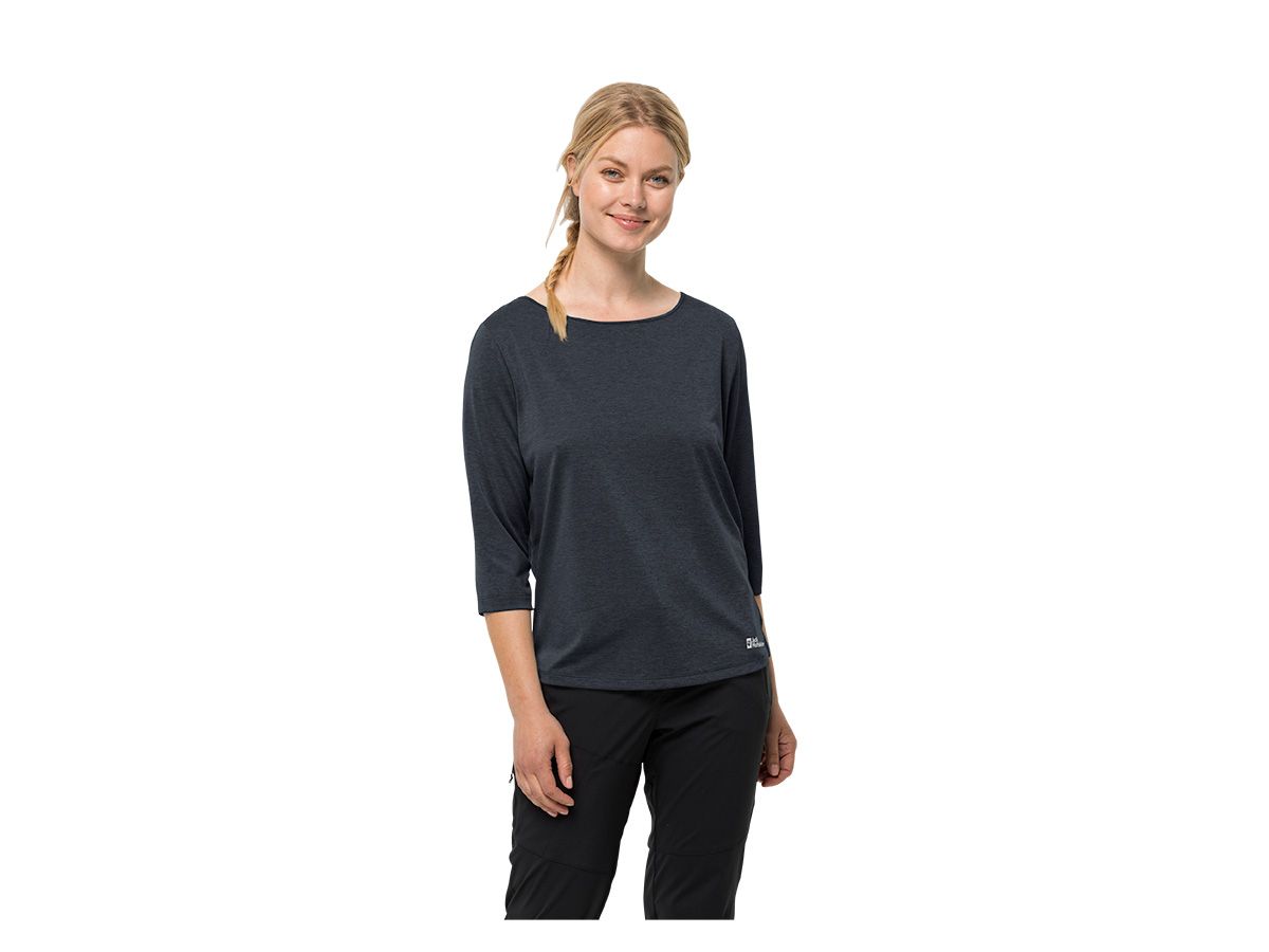 Jack Wolfskin Pack & Go Night Blue Damen T-Shirt