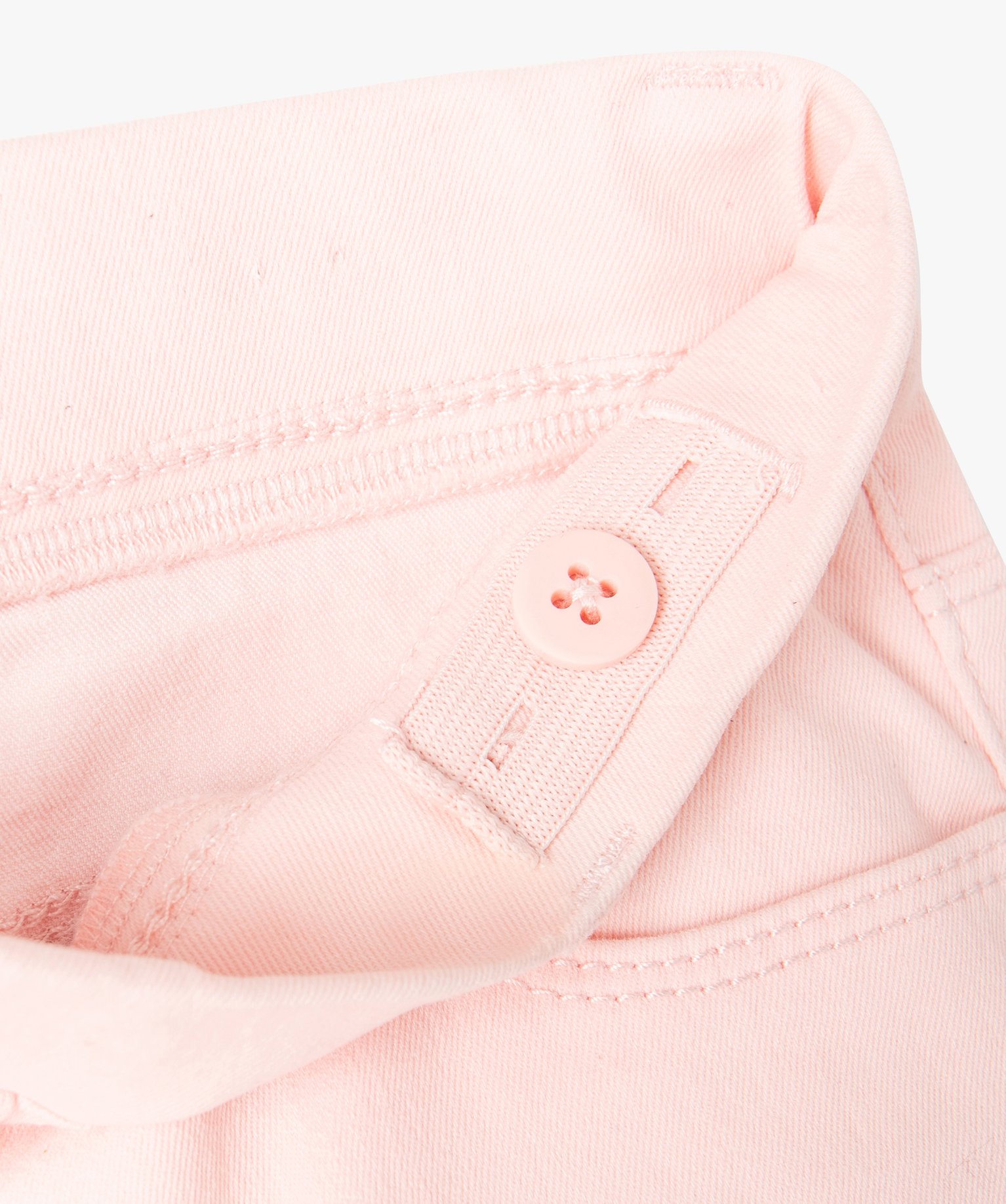 Pantalon skinny uni à taille élastiquée fille rose | GEMO