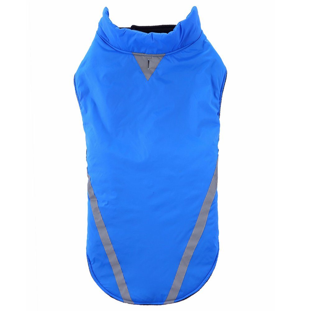 LAPA HOME Hundemantel Hundejacke Winterjacke für Haustiere mit Reflexstreifen, Winddicht warme Hundejacke verstellbar Hundebekleidung, Bauchschutz