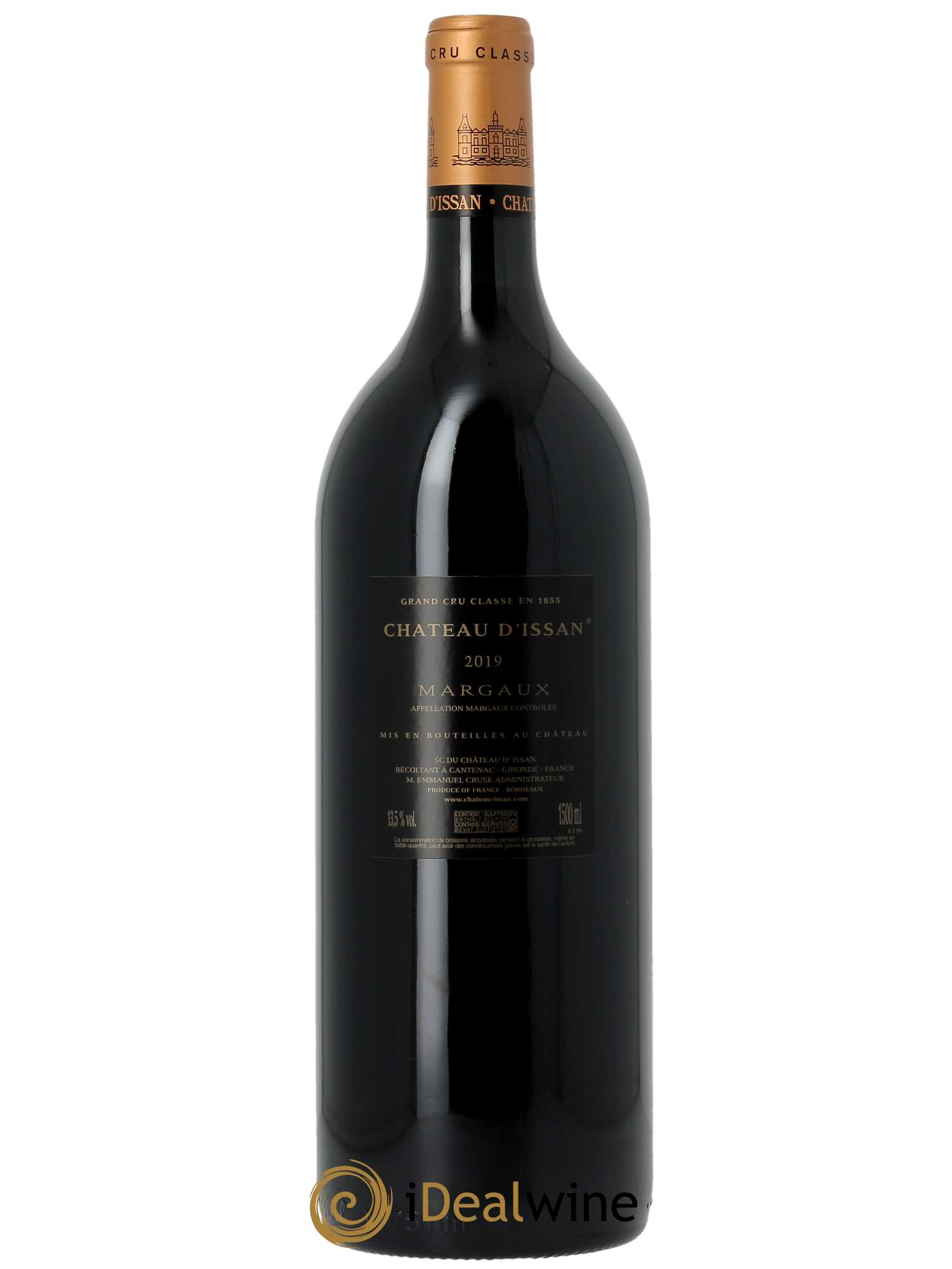 Château d'Issan 3ème Grand Cru Classé (CBO à partir de 6 BTS) 2019 - Lot de 1 Magnum