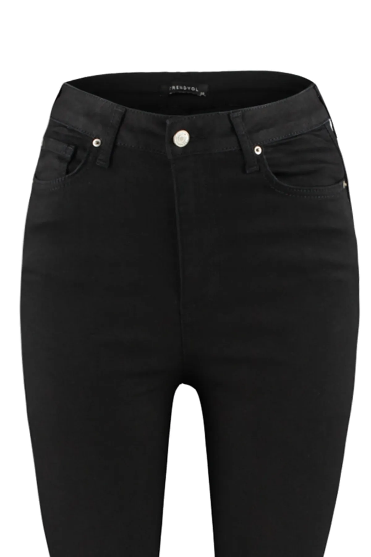 Trendyol Collection  Schwarzer Push-Up-Skinny mit hoher Taille TWOSS23JE00078