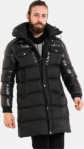Cipo & Baxx Winterjacke mit geräumiger Kapuze