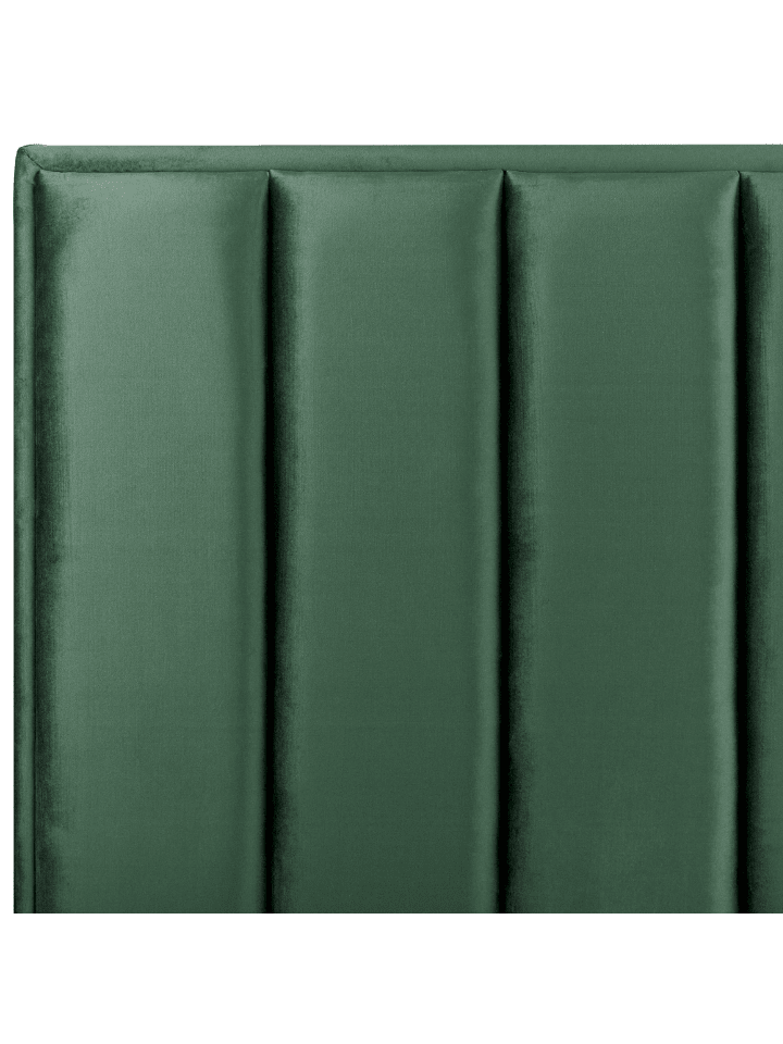 Beliani Doppelbett SEZANNE in Grün/Schwarz - (W) 190 x (H) 142 x (L) 215 cm günstig kaufen onesize