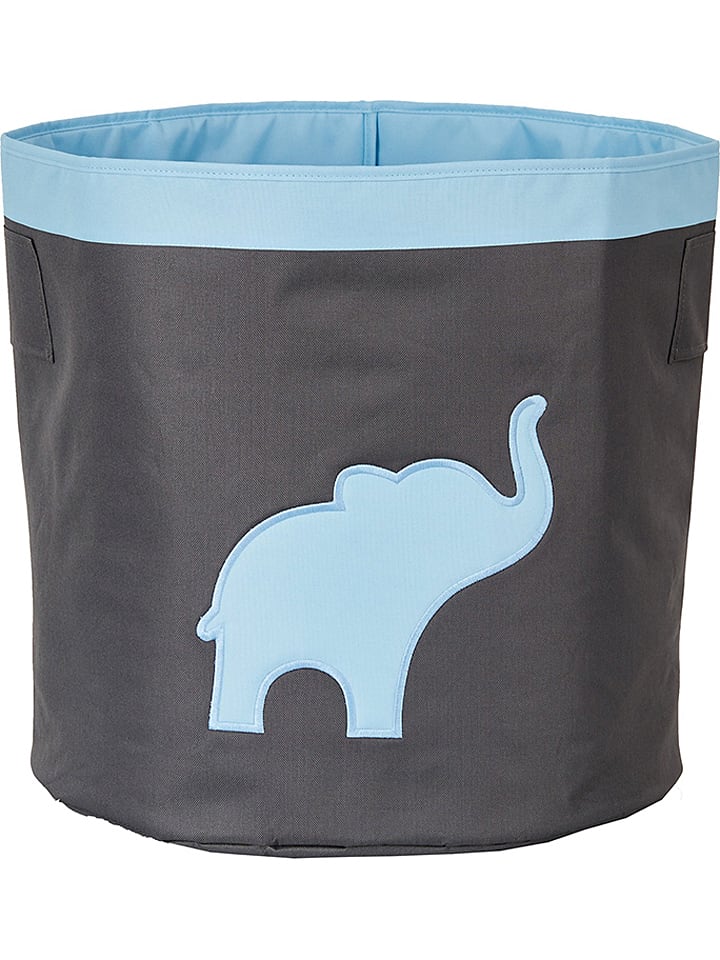 STORE IT Aufbewahrungskorb in Grau/ Hellblau - (H)44 x Ø 44 cm günstig kaufen onesize