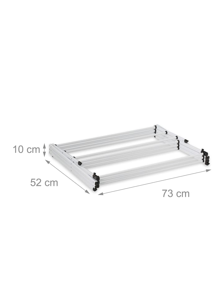 relaxdays Wäscheständer in Weiß  - (B)73 x (H)105 x (T)37 cm günstig kaufen onesize