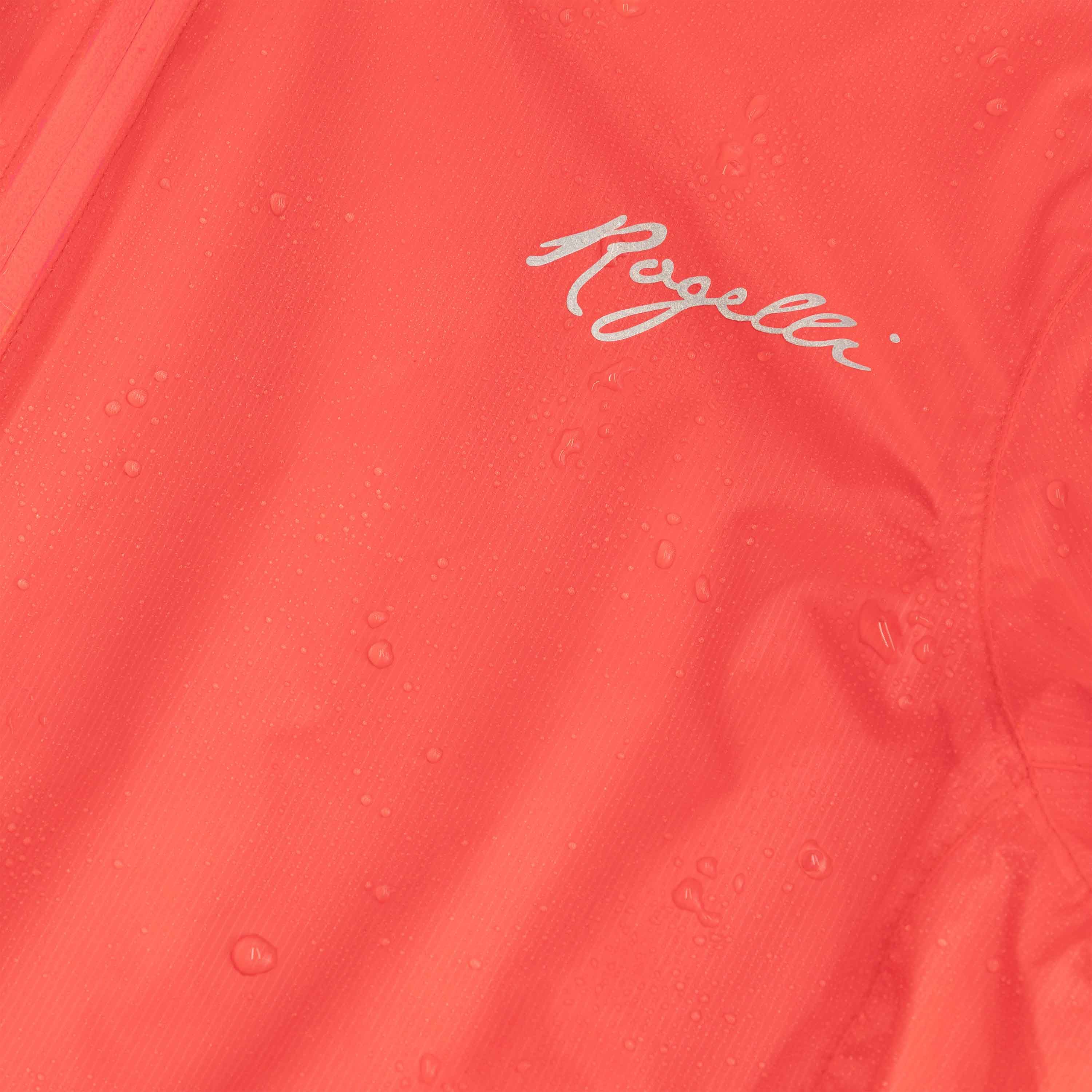Rogelli Essential Coral Damen Fahrrad Regenjacke