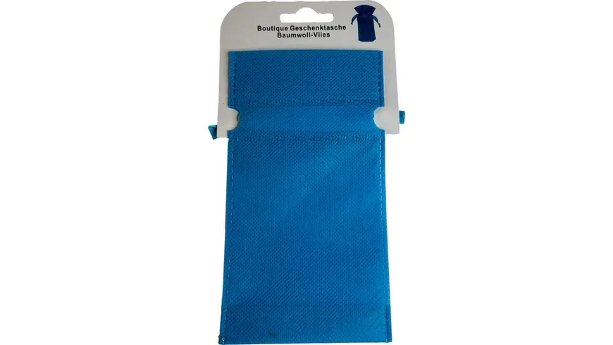 BOCK Geschenktüte Non-Woven klein blau 25 x 13cm