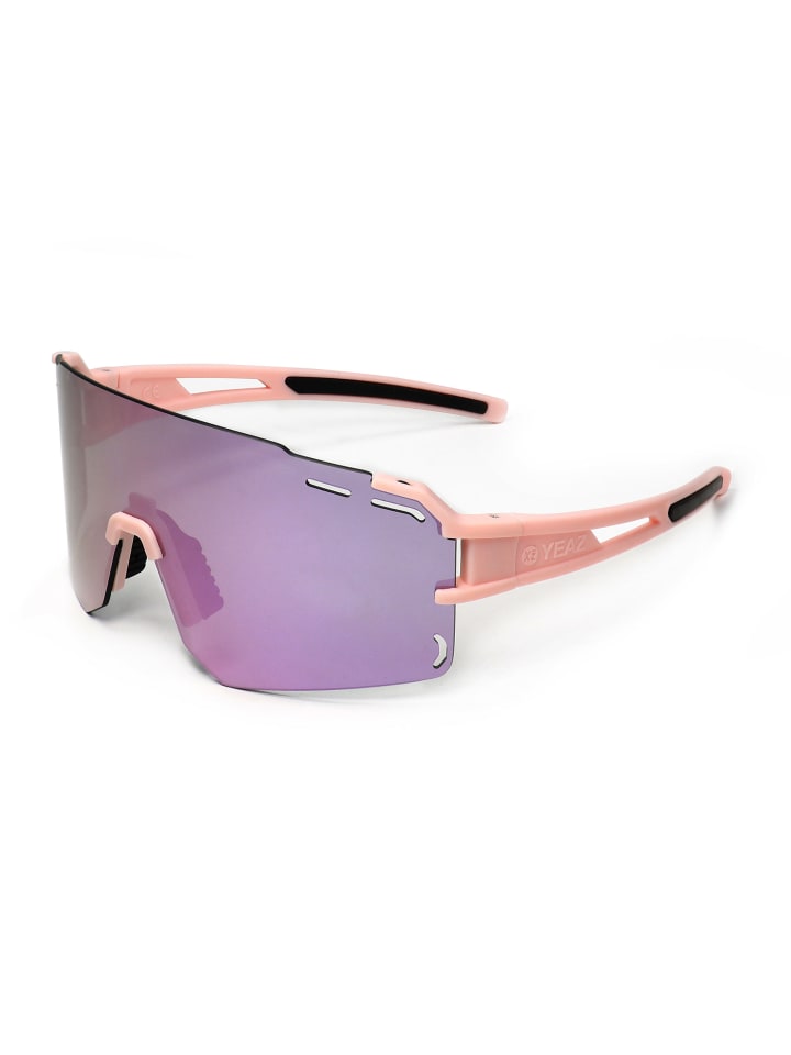YEAZ SUNCRUISE Sport-Sonnenbrille Grün in pink / lila günstig kaufen onesize