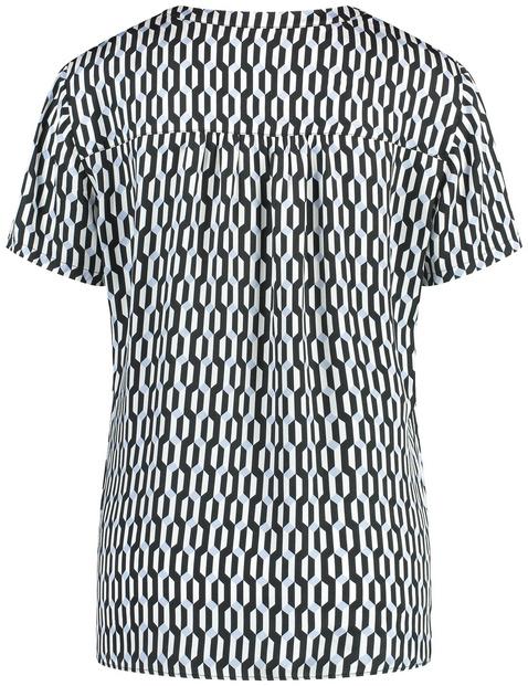 Gemustertes Blusenshirt