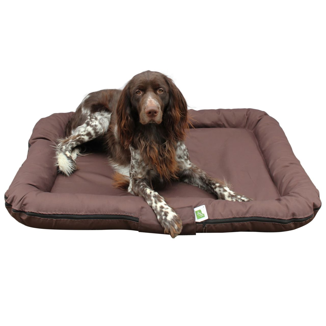 TOP MULTI Hundebett Tierbett Hundematratze dunkelbraun 100 x 120 cm