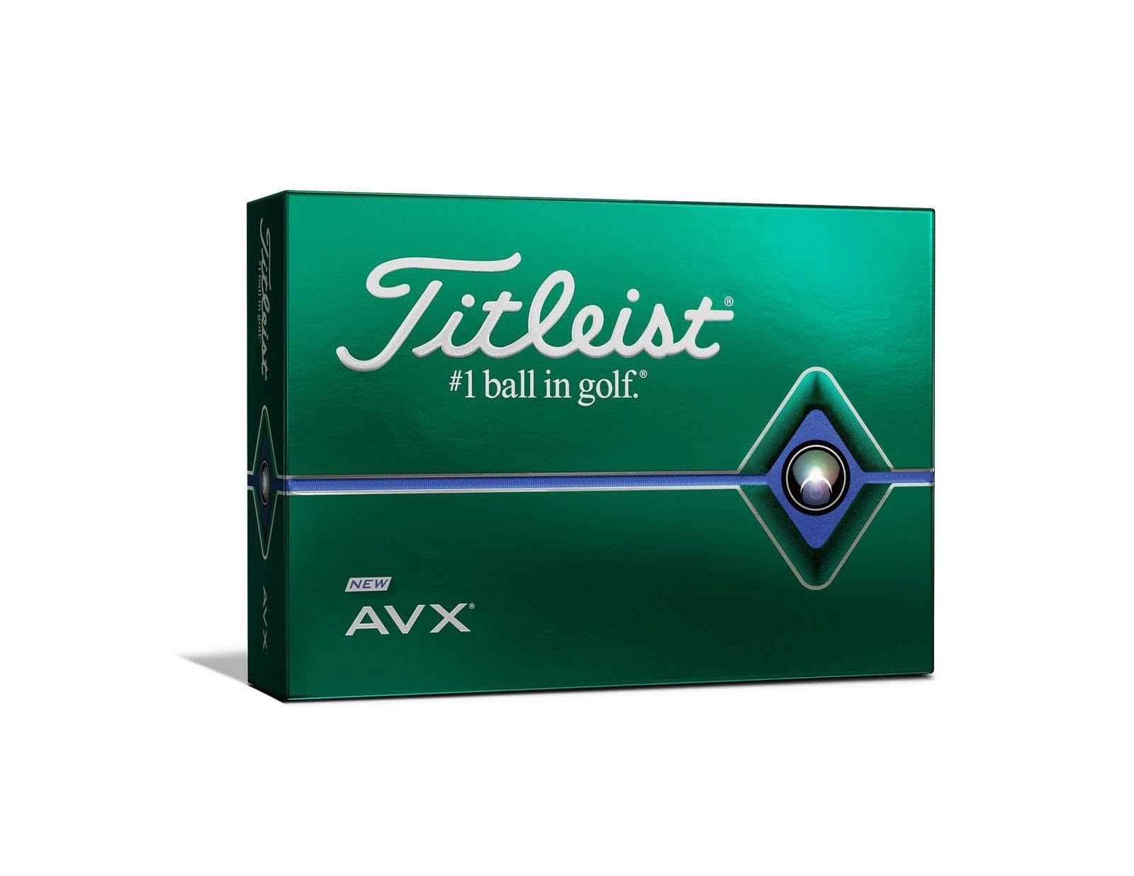Titleist Golfball Titleist AVX Golfbälle 12 Stück, Neue Kernformulierung,High-Flex-Mantelschicht