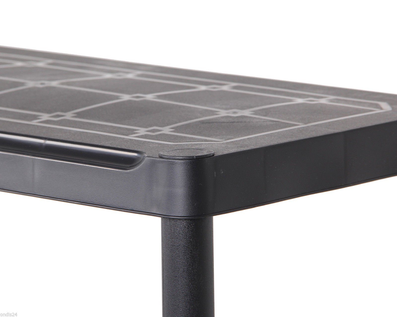 ONDIS24 Steckregal 2x Kunststoffregal, 60 x 30 x 135 (H) cm, 4 Böden, Schwerlastregal, bis zu 80 kg, Regal, Lagerregal - Doppelpack