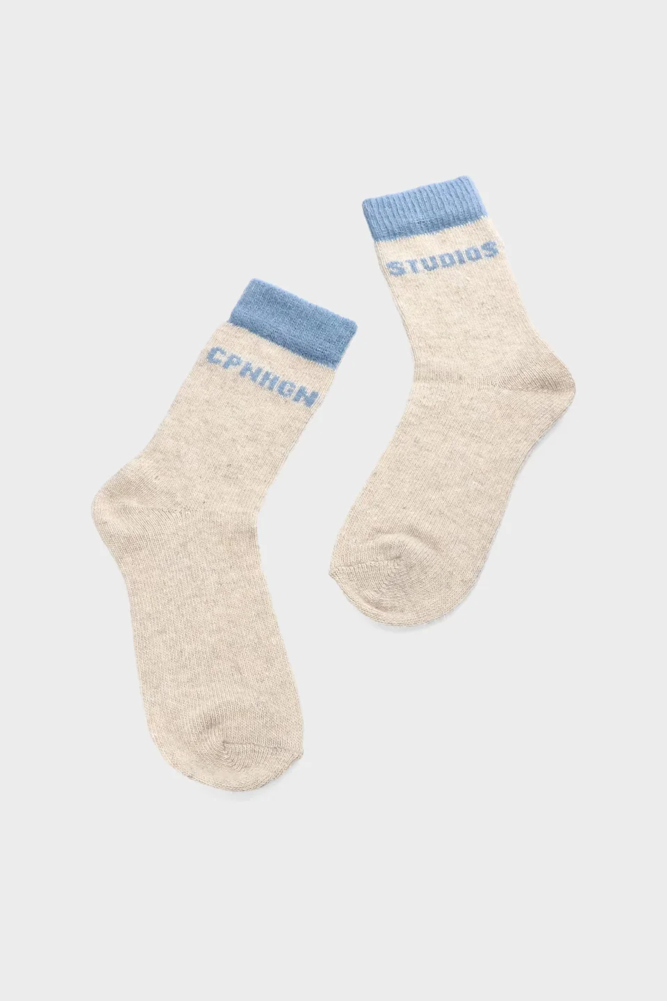 CPH WOOL SOCKS 2 wool mix light beige