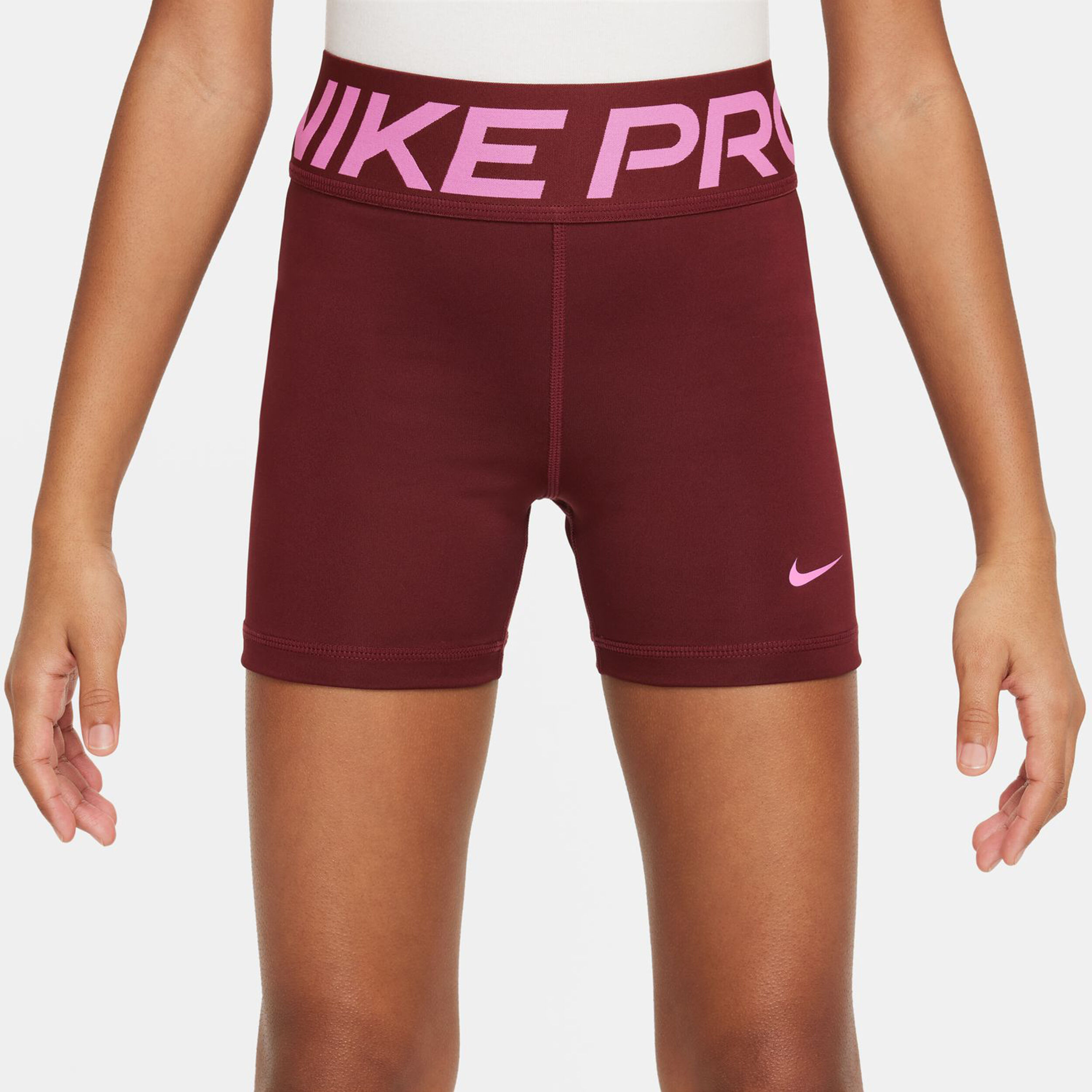 Dri-Fit Shorts Mädchen - Dunkelrot