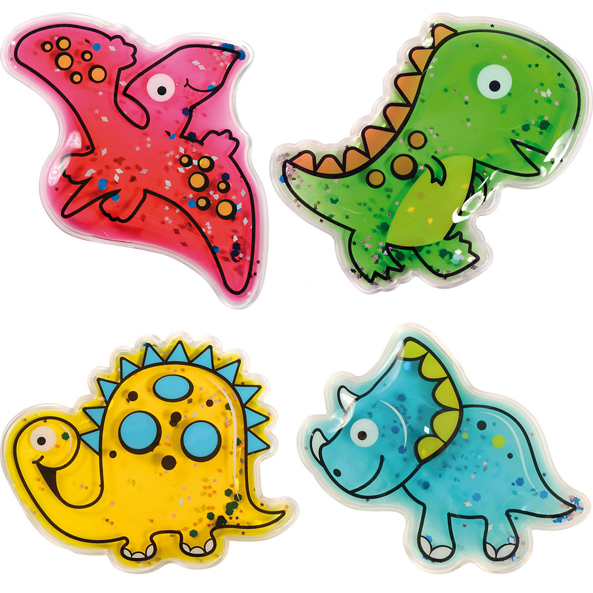 Gel-Dinos, 4 Stück