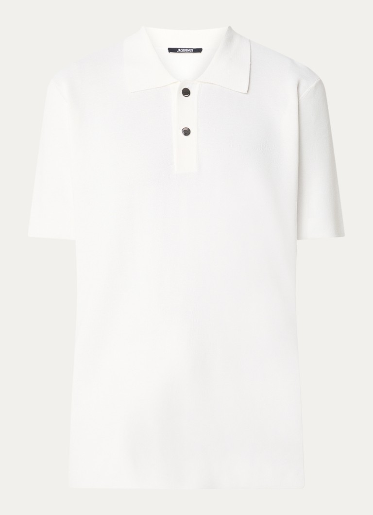 Jacquemus Regular fit polo with texture