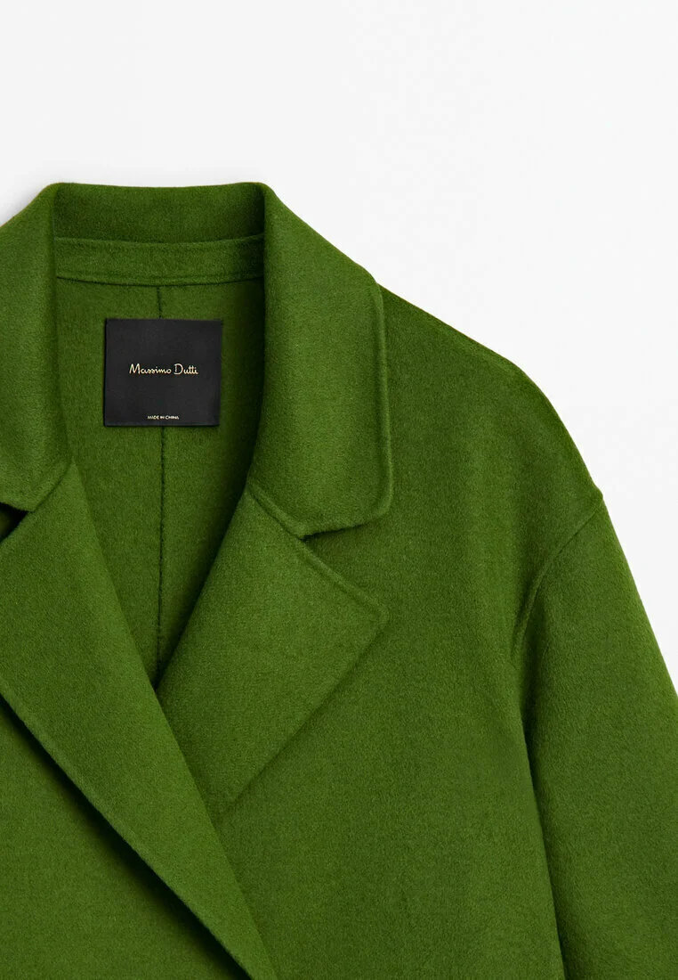 Massimo Dutti CRUZADO - Abrigo Clásico