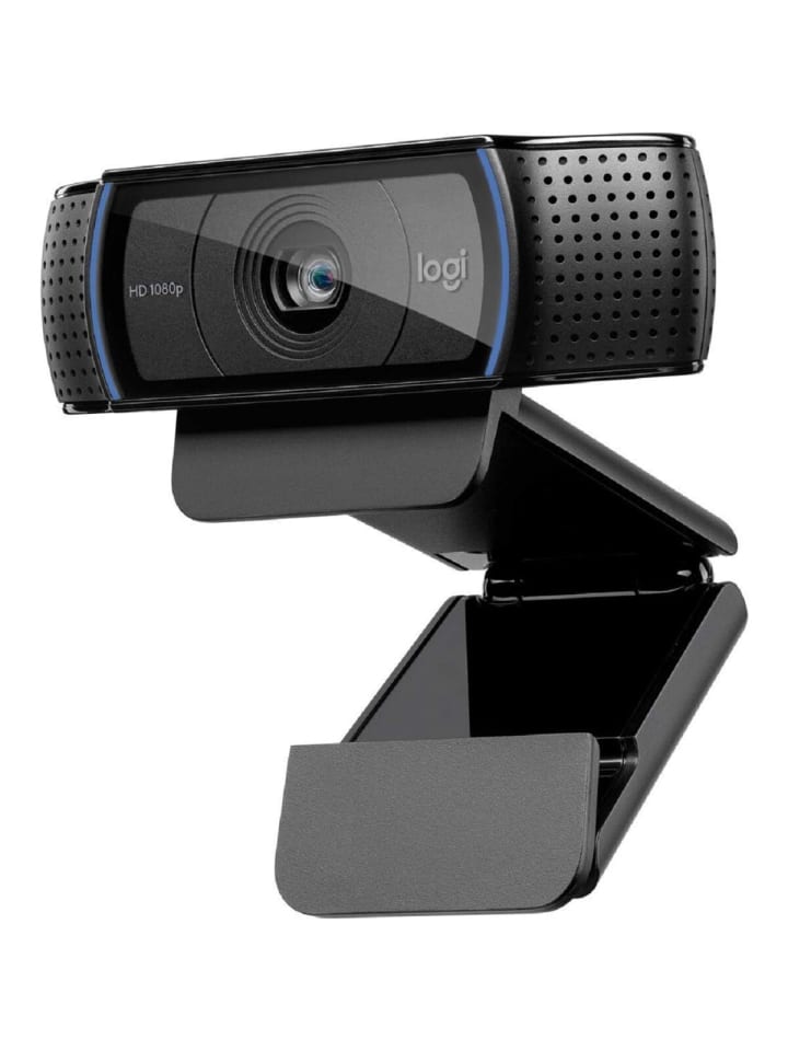 Logitech Erstklassige Webcam C920 mit 1080p Full-HD - gestochen in Schwarz günstig kaufen onesize
