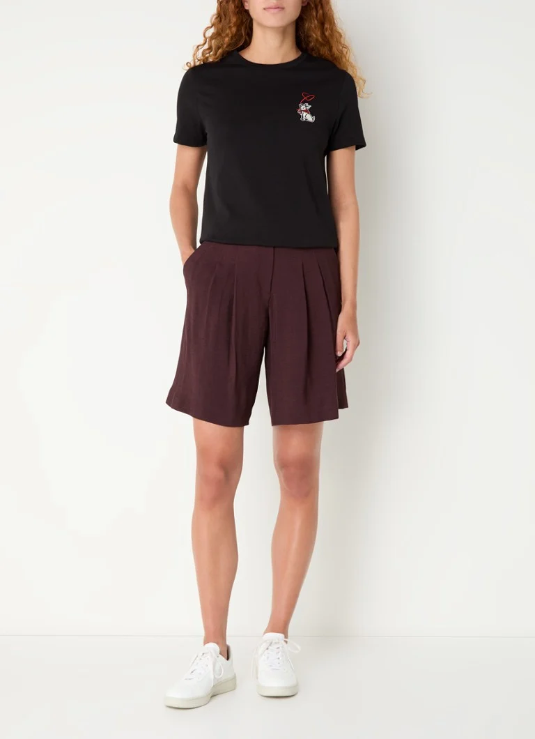 T-shirt Claudie Pierlot Jean Toto con ricamo
