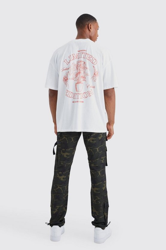 Slim-Fit Cargo-Hose mit elastischem Bund