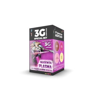 Wargame Color Set: Magenta Plasma and Glowing Effects