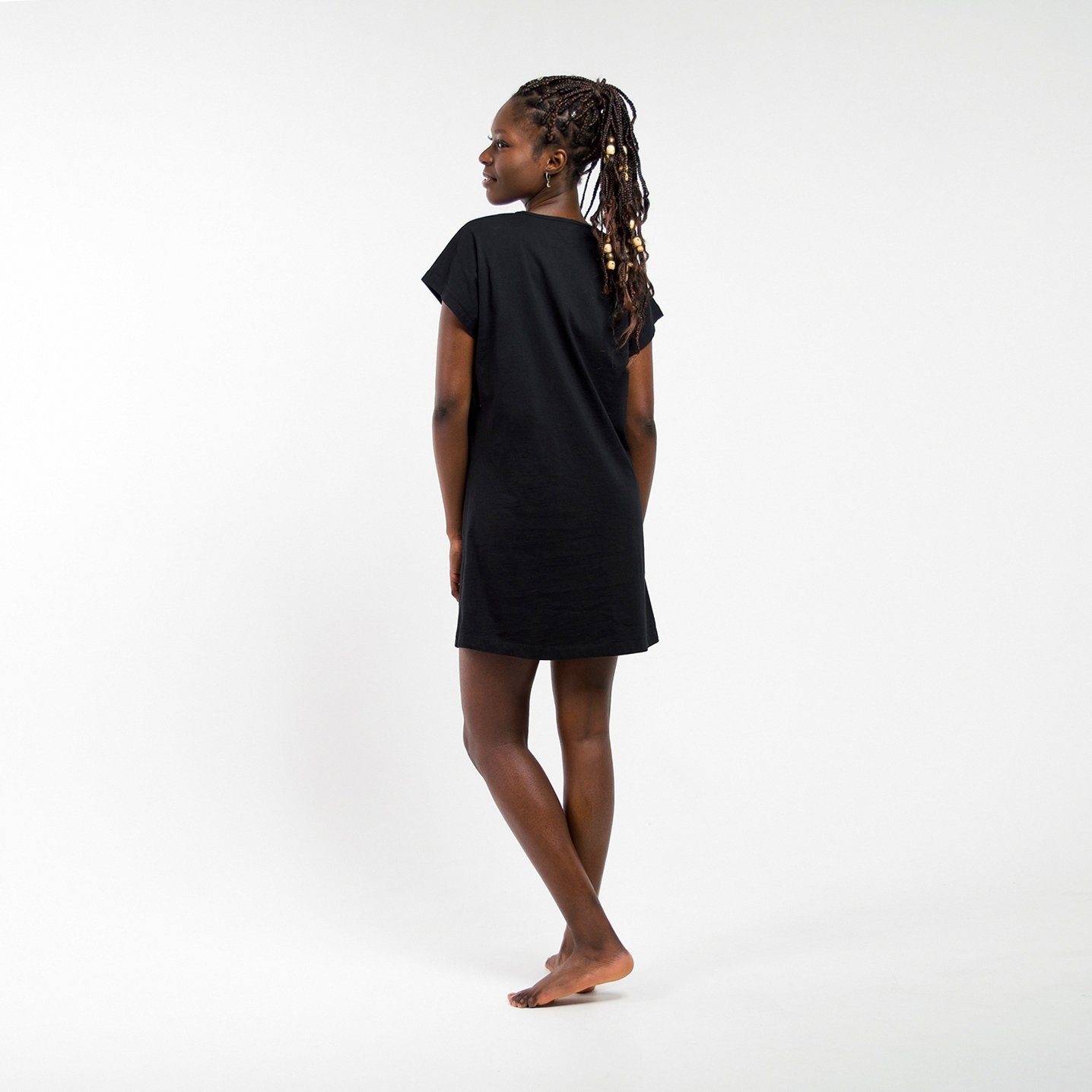 HONEST BASICS Shirtkleid aus GOTS zertifizierter Bio-Baumwolle