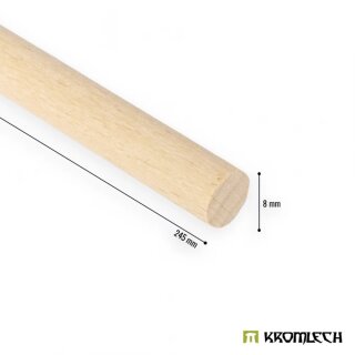 Pinewood Round Rod 8x245 mm (3)