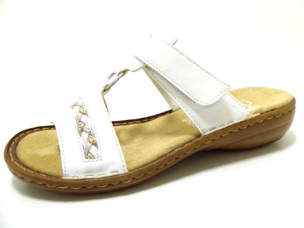 RIEKER Komfort Sandalen silber
