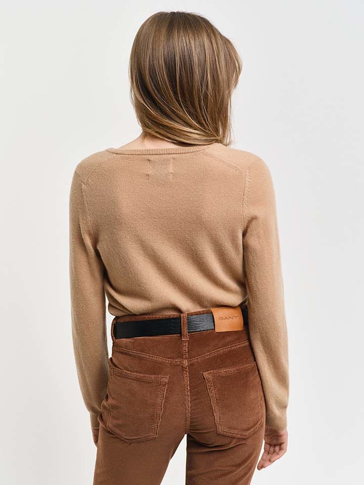 Gant Wollpullover in Camel günstig kaufen