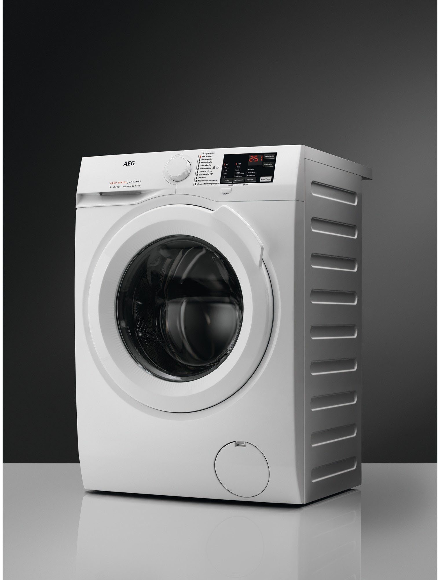 AEG Waschmaschine L6FBA51680, 8 kg, 1600 U/min, Hygiene-/ Anti-Allergie Programm mit Dampf