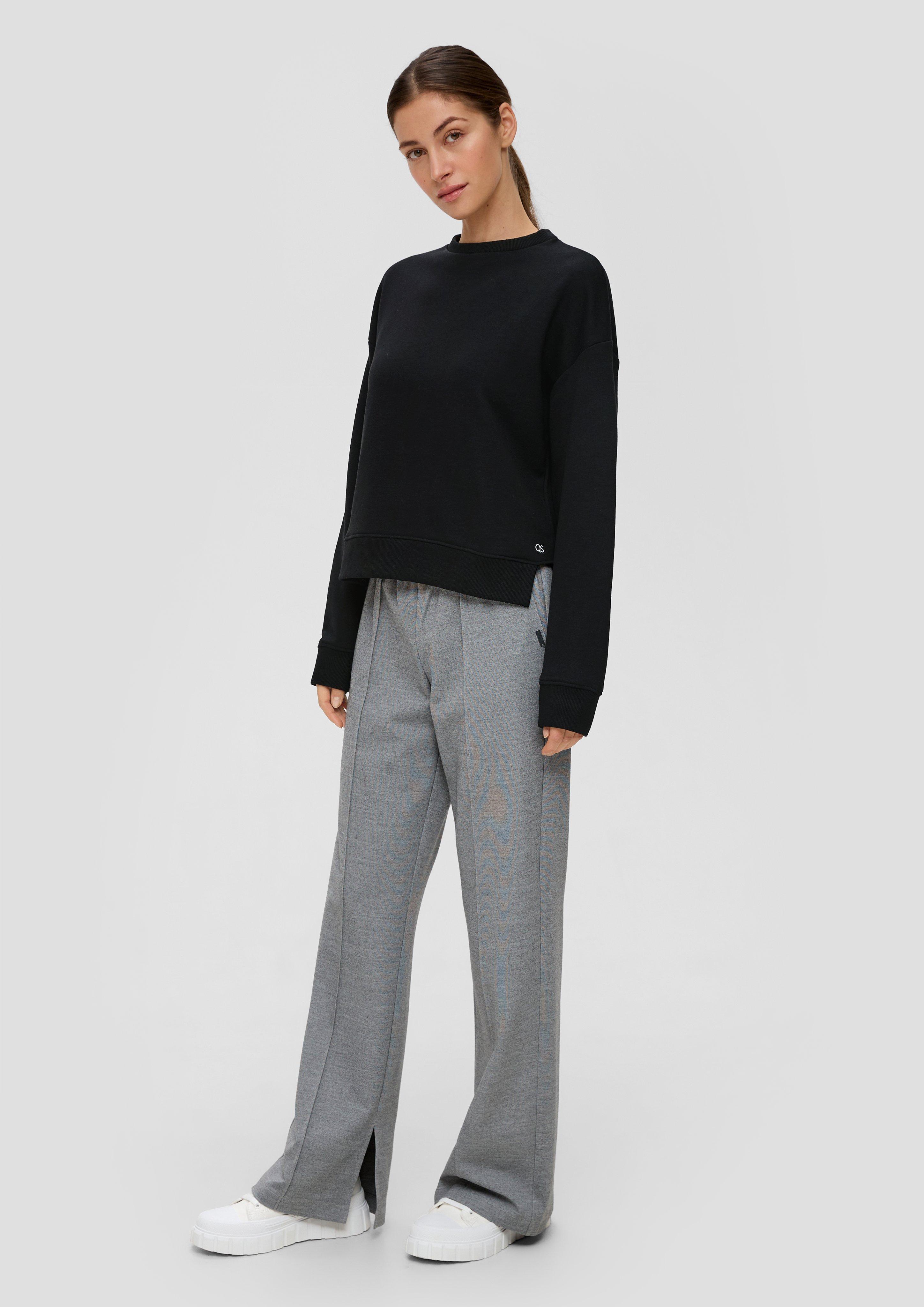 Sweatshirt mit seitlich offenem Saum  2138469-9999