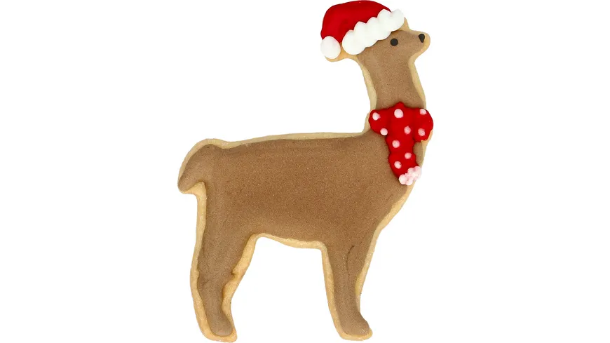 RBV BIRKMANN Ausstechform Weihnachtslama 9cm