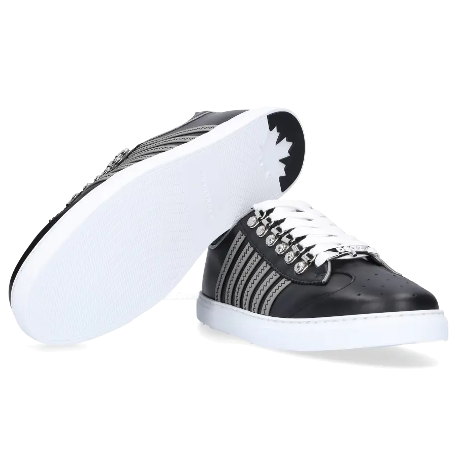 Dsquared2 - Sneaker low 251 Kalbsleder - schwarz