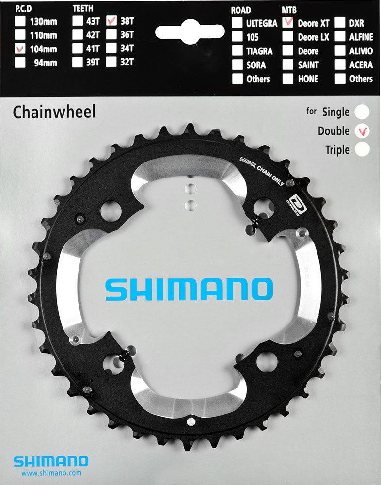 Shimano Kettenblatt XT FC-M785 38 Zähne (AK)