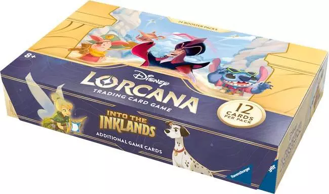 Disney Lorcana: Die Tintenlande - Display mit 24 Booster Packs (Englisch)