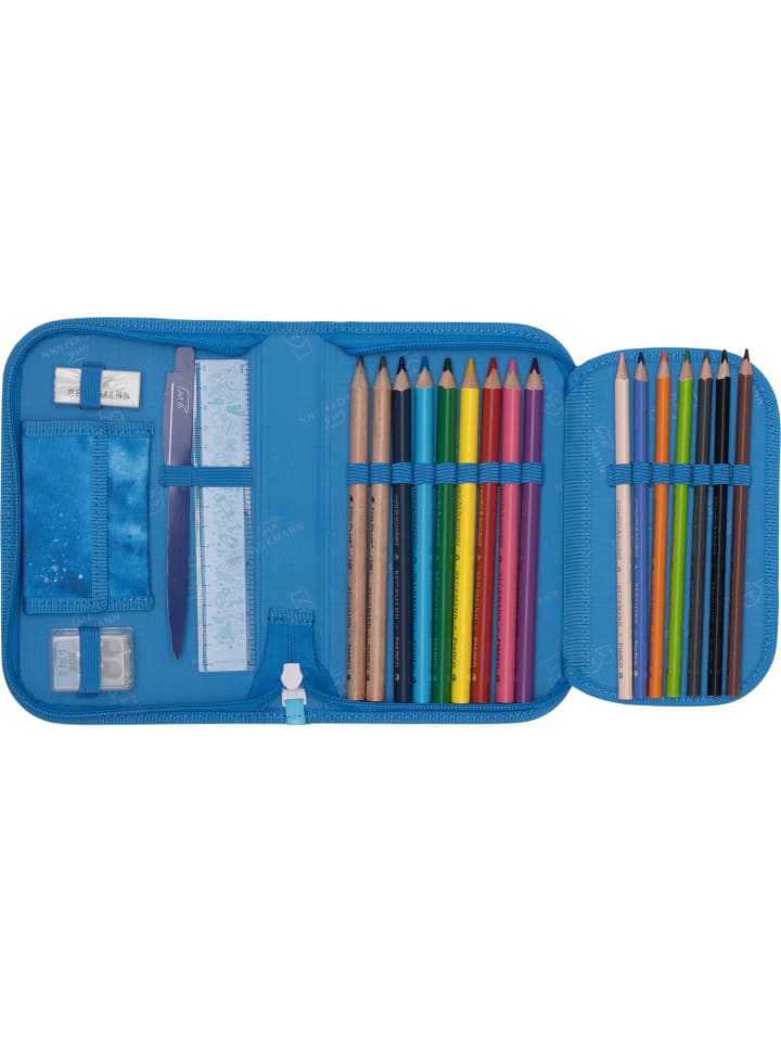 BECKMANN Federmappe mit Inhalt Ocean in blau günstig kaufen onesize